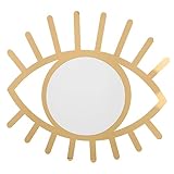 Artibetter Acryl-Spiegelaufkleber Make-Up-Brille Boho-Heimdekoration Kreis-Wandspiegel Dekorative Wandspiegel Augenspiegel Sunburst-Wandspiegel Abziehbarer Spiegel Raumwandaufkleber