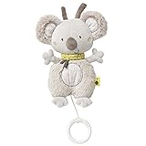 Fehn 064018 Spieluhr Koala / Kuscheltier mit integriertem Spielwerk mit Melodie 'Mozarts Wiegenlied' zum Aufhängen an Kinderwagen, Babyschale oder Bett, für Babys und Kleinkinder ab 0+ Monaten