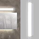 CBJKTX LED Spiegelleuchte 12W Wandlampe - Spiegellampe 45CM Badleuchte Wand Wasserdicht IP44 Feuchtraumleuchte Wandleuchte Modern Neutralweiß 4000K für Badezimmer Keller Küche Flur