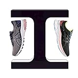 NAKATA Doppelte Rotation schwebender Schuhanzeige Levitation Sneaker Rack mit LED-Beleuchtung Werbeausstellung Sneaker Collectors Schuhgeschäft Show Home Decoration