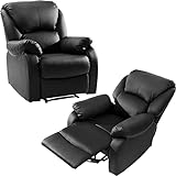 WZFANJIJ Fernsehsessel Relaxsessel Leder Sofa Tilt Sofa Push Back Sessel für Home Lounge Gaming Cinema High-Back