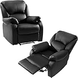 WZFANJIJ Fernsehsessel Relaxsessel Leder Sofa Tilt Sofa Push Back Sessel für Home Lounge Gaming Cinema High-Back