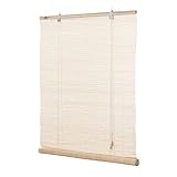 Ventanara® Rollo Bambus Bambusrollo inkl Montagematerial (Natur, 120 x 160 cm)