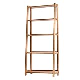 JCNFA Bücherregal, Bücherregal Mit 3/5-Böden, Vintages Eichenende Bücherregal Display Storage Storage Eckbücherschrank ， 3 Größen (Color : Wood, Size : 25 * 11.81 * 57.08in)