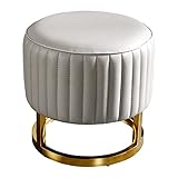 Hocker Fußstütze Fußhocker Hocker, Fußhocker für Wohnzimmer Lederhocker Hocker für Fußstütze, Sofahocker Fußstütze Hocker für Couch (Color : B)