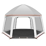 Kinderzelt Indoor- Und Outdoor-Spielzelt Faltbares Outdoor-Campingzelt Schnell Zu öFfnendes Gartenzelt,Silver