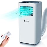 KLIM K 9000 BTU | 3-in-1 mobile Klimaanlage mit Abluftschlauch + NEU 2023 + mit integrierter Entfeuchtungsfunktion, Ventilator und Kühlmodus + Fernbedienung + tragbare Klimaanlage + 5 JAHRE SCHUTZ