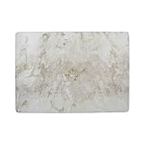 Creative Tops Premium-Platzsets, 6er-Set Tischsets, Tischsets mit Korkrücken und abgerundeten Ecken, graues Marmordesign, 6 Tischsets, je 40cm x 29c