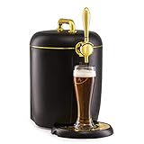 Klarstein 6L Bier Zapfanlage mit Kühlung, 65W Zapfanlage für Bier wie Frisch Gezapft, Kühlung 3-12°C, Bier-Zapfanlagen Gekühlt mit LED und Füllstandsanzeige, Leise Bierzapfanlage mit Mini-Bier-Fass