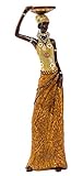 Geschenkestadl Große afrikanische Massai Frau Figur Afrika 35 cm
