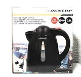 Dunlop Wasserkocher 24V 250W 0,8 Liter Tee Camping LKW Boot Maschine Bus 24 Volt