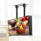 Doppelseitige TV-Deckenhalterung, Hängende TV-Deckenhalterung Für 40-86-Zoll-Fernseher, Teleskopische Höhenverstellung, Max. VESA 900x600mm