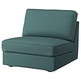 IKEA KIVIK 1-Sitzer Schlafsofa Kelinge grau-türkis