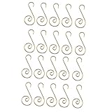 STOBAZA 200 Stück Kranz-Aufhänger Aus Metall Kleiderständer Weihnachtsdekoration Weihnachtsbaum-Haken Für Ornamente Weihnachts-Metalldrahthaken Weihnachtliche Deko-Haken Zubehör Zum