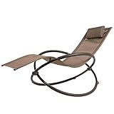 NOALED Sonnenliege, Schaukelstuhl, Balkon, Liegestuhl, klappbar, Mittagspause, Bürostuhl, Gartenstuhl