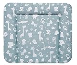 ALVI Wickelauflage Wiko Kuschel 70x85 cm/weiche Wickelunterlage/Wickeltischauflage Folie phthalatfrei beschichtet/Auflage für Wickeltisch ab 0 Monate