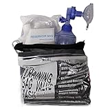 VODESON CPR-Maske Tasche Training PVC Bag für Erwachsene mit Erste-Hilfe-Tasche Bag für Erste-Hilfe-Training. Enthält eine Anleitung auf Deutsch.