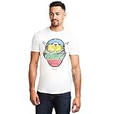 Marvel Herren Marvel - Avengers Faces Mens White Lrg T Shirt, Weiß (White Wht), L EU