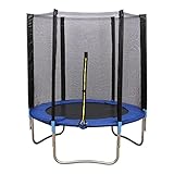 Kinder Trampolin Indoor Outdoor Gartentrampoline 183cm Trampolin mit Sicherheitsnetz für Kinder und Erwachsene