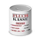 Herzbotschaft Spardose/Fluchdose - Strafkasse - Zahle eine Strafe fürs Fluchen
