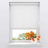 Elektrisches Rollo Easy Lichtdurchlässig - Bright White - 130 x 275 cm - CMD-02-P
