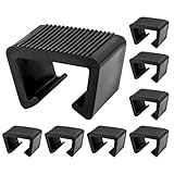 weemoment Rattan-Möbel-Clips, Terrassen-Rattan-Möbel-Clips, 6,4 cm, Rattan-Sofa-Clips, Rattan-Stuhl-Verschlüsse für Garten, Outdoor, Couch, Terrasse, Möbel, 8 Stück