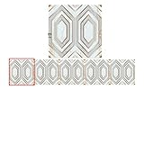 Selbstklebende Tapete aus wasserdichtem Marmor, PVC-Fliesenaufkleber, Heimdekoration, Küche, Badezimmer, Toilette, Dekoration, TV, Sofa, Wandkunst, Wandbild, 3,10 x 50 cm