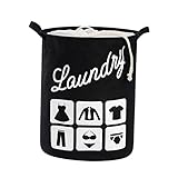 Alipis Schwarzer Aufbewahrungsbehälter Für Kleidung Kleinigkeiten Aufbewahrungskorb Wäschekorb Wäschekorb Haushaltswäscheeimer Aufbewahrung Für Schmutzige Kleidung Organizer