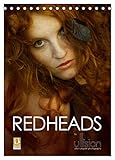 REDHEADS (Tischkalender 2024 DIN A5 hoch), CALVENDO Monatskalender: sinnlich - schön ¿ sehnsuchtsvoll; Monatskalender im Zauber roten Haares