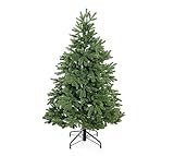 Evergreen Weihnachtsbaum 150 cm – naturgetreuer Tannenbaum, künstliche Kiefer mit Ständer – Christbaum für Weihnachten – Christmas Tree