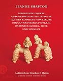 Bedeutende Objekte und persönliche Besitzstücke aus der Sammlung von Lenore Doolan und Harold Morris, darunter Bücher, Mode und Schmuck