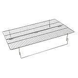 TIYGHI Grillroste tragbar BBQ Grill Edelstahl Ersatz Kochgrill Gitter Gitter Grillgerät BBQ Zubehör für Home Park mit Griff