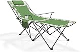 Liegestuhl Leichter Camping-Klappstuhl, Sonnenliege-Liegestuhl, mit Verstellbarer Rückenlehne, Strand, Camping, Garten