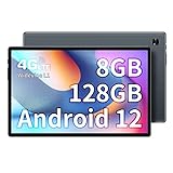 TECLAST M40 Pro Gaming Tablet 10 Zoll, 8GB RAM+128GB ROM（1TB TF） Android 12 Tablett, T616 Octa-Core 2.0Ghz, 1920x1200FHD, 5MP+8MP, 7000mAh, 4G LTE/5G WLAN/Google GMS/5-Modes GPS/Widevine L1（2023）
