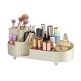 Make Up Organizer Schminktisch Organizer, 360° Drehbar Schmink Aufbewahrung Kosmetikbox Für Dresser Schlafzimmer, Make Up Kosmetik Organizer - Kosmetische Aufbewahrungsbox Für Lidschattenpinsel