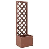 Youuihom Gartenkästen, Pflanzgefäße für die Terrasse, Gemüsebeete, Spalier mit Blumenkasten 40x30x135 cm WPC Geeignet für Balkone, Terrassen, Decks, Gärten, Hinterhöfe, Innenhöfe