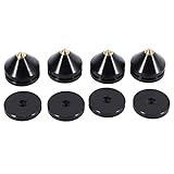 Basage 1 Sets Lautsprecher Lautsprecher Spikes Ständer Füße Audio Lautsprecher Reparatur Teile Plattenspieler DIY Lautsprecher Ständer Shock Pin Nägel und Pads Zubehör