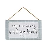 Simply Said, INC PHA1373 Schild mit Aufschrift 'Don't Be Gross, Wash Your Hands', 16,5 x 14 cm