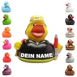 Badeente - personalisierbar (Feuerwehr Ente)