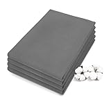 Bellphany 4er Set Premium Geschirrtücher - Küchentücher aus 100% Baumwolle, Oeko-TEX® zertifizierte Geschirrhandtücher, 50x70cm, grau einfarbig