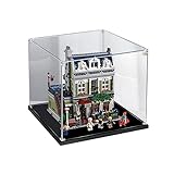 Acryl-Vitrine für Lego Creator Expert 10243 Pariser Restaurant, staubdichte Aufbewahrung, Dekoration, Sammlerstücke, Vitrine (3 mm)