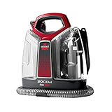 BISSELL SpotClean ProHeat | Fleckenreiniger für Teppiche, Vorleger, Polster, Treppen und Autos | Enthält Formel und Zubehör | 330 W, 74 dB | Schwarz/Rot | BISSELL 36988