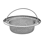 XENITE Duschablaufabdeckung Edelstahl Badewanne Haarfänger Stopfen Duschablauf Loch Filter mit Griff Metall Waschbecken Sieb Bodenablauf for Küche Waschbecken