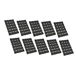 Möbelschutzfüße, 24 Stück x 10 quadratische Möbelfüße, selbstklebende Lärmreduzierungsmatte, selbstklebend, Bodenschutz, Aufkleber, Stuhl,