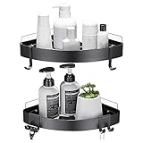 Oikabio Dusche Korb, Dreieckige Dusche Ablage, Ecke Ablage, Kein Bohren Dusche Ablage, Dusche Ablage Caddy, Badezimmer Ablage