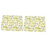 BESTonZON 2 Stück Polyester-Tischdecke Quadratische Tischdecke Wasserabweisende Tischdecke Tische Dekorative Tischdecken Hochzeitstischdecke Party-Tischdecke Digital Bedruckte