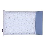 ClevaMama ClevaFoam Kissenbezug für Kleinkinder, Blau 35x55 cm
