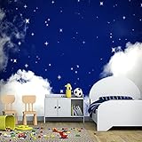 Moderne große Kinderwandbilder, Sterne und Nebel, Naturlandschaftsfotomalerei für Wohnzimmer, Sofa, Kinderzimmer, Tapete * 430 * 300 cm