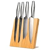 Coninx Magnetischer Messerblock unbestückt 22x23CM | Messerblock ohne Messer | Magnet Messerhalter zur sicheren, sauberen und ordentlichen Aufbewahrung von Messern | Messerblock magnetisch Bambus