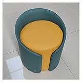 LEFEDA Fußhocker, Fußhocker, Schminkhocker, Pouf-Fußhocker, Fußhocker für Wohnzimmer, Couchtisch, dekorativer Pelz-Fußhocker, Fußstütze (Farbe: E) (F)